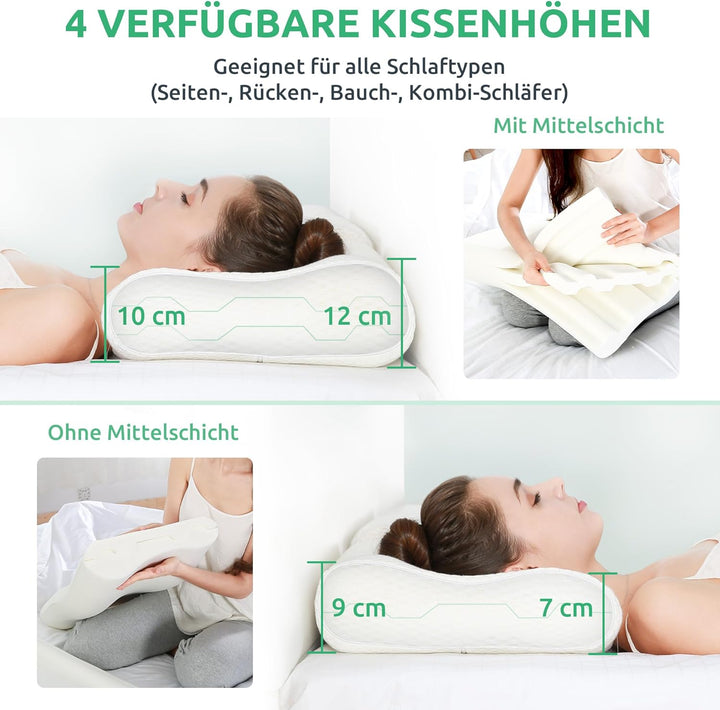 Lisslune | Ergonomic Orthopedic Neck Pillow