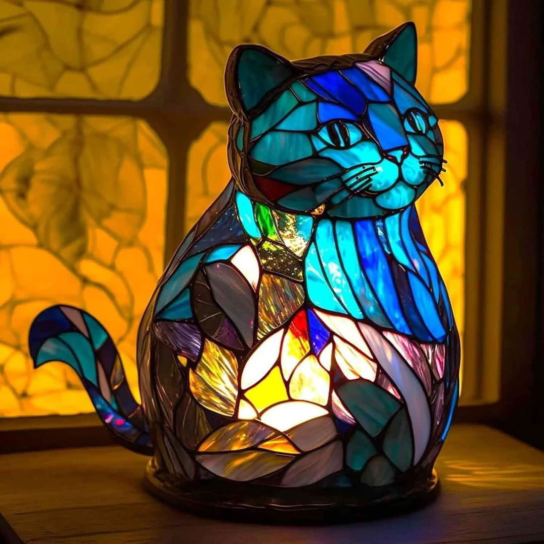 Lisslune | LED Dog Table Lamp – Modern Resin Design