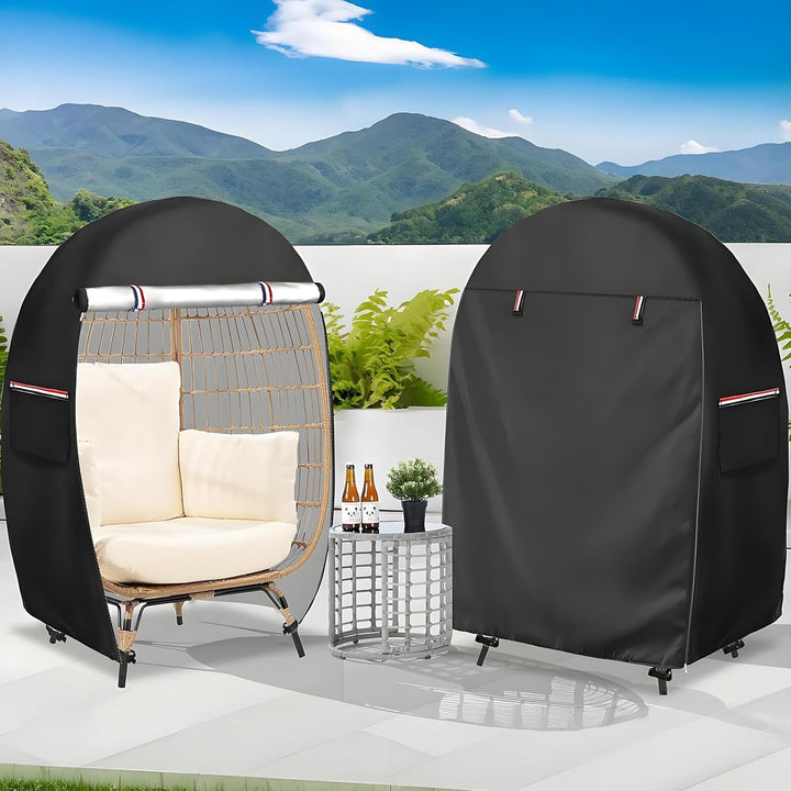 Lisslune | Waterproof Egg Chair Cover with Double Zipper – Solara