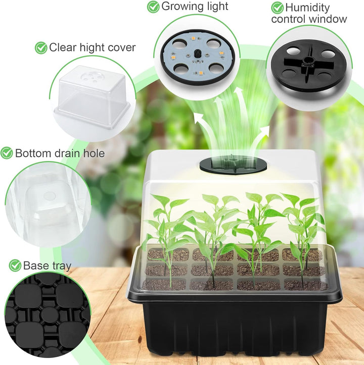 Lisslune | Grow kit with light – Complete set for successful plant cultivation