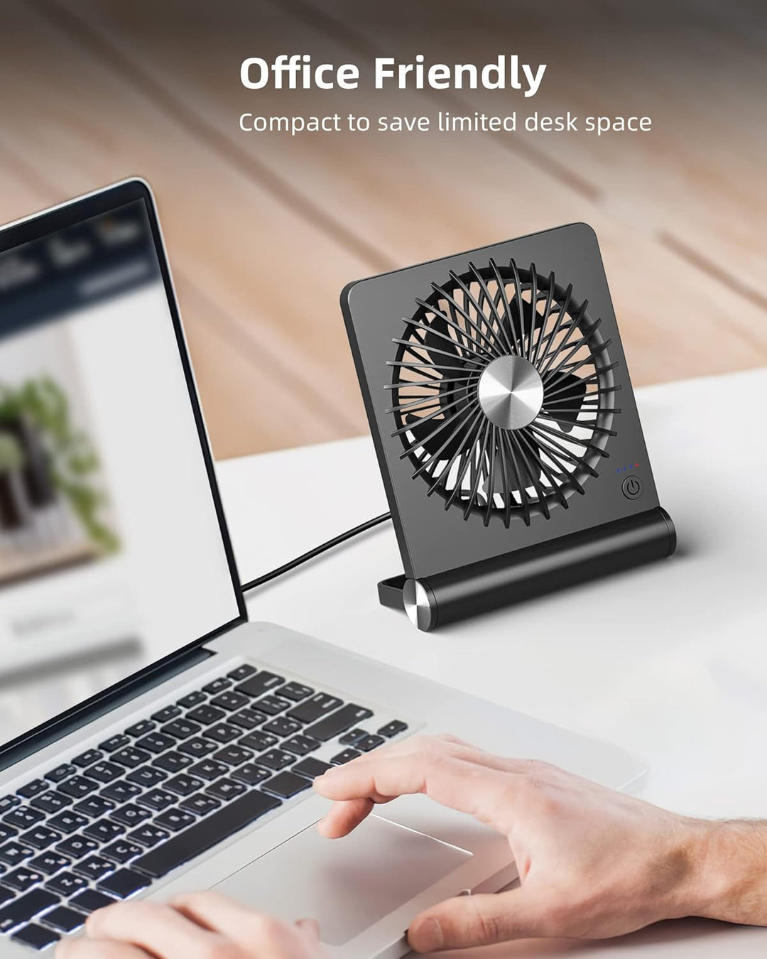 Lisslune | Stronger Wind Ultra Quiet Small Table Fan