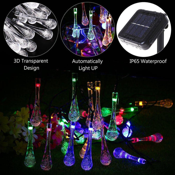 Lisslune | Waterdrop Solar Lights