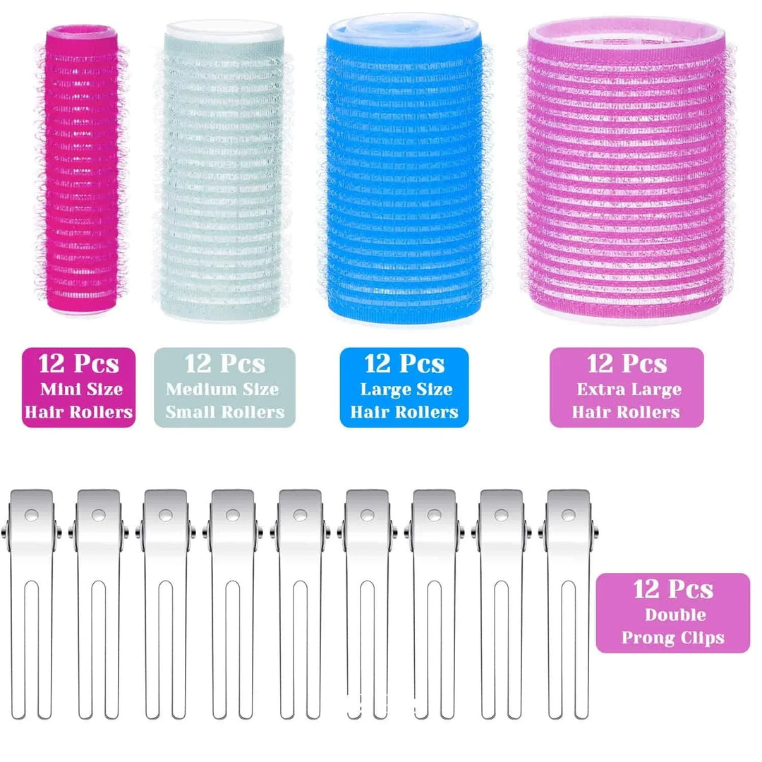 Lisslune | Self-adhesive hair rollers | For voluminous and long-lasting curls