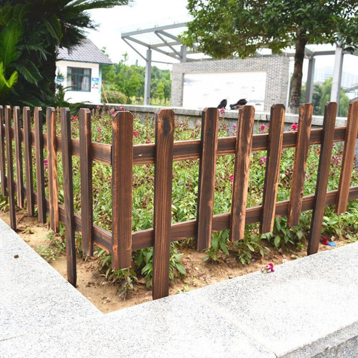 Lisslune | Decorative wooden garden fence for flower beds and outdoor areas