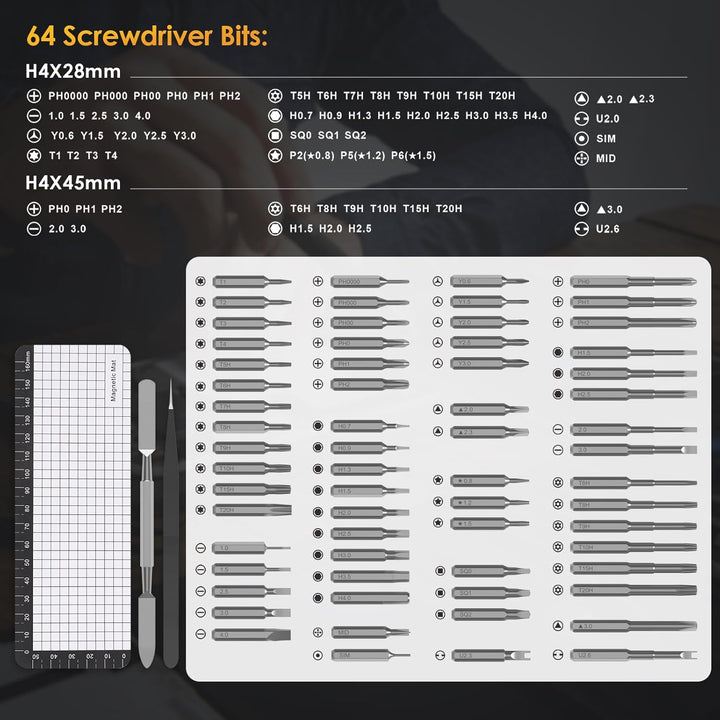 Lisslune | ProFix 68-in-1 Electric Precision Screwdriver Set