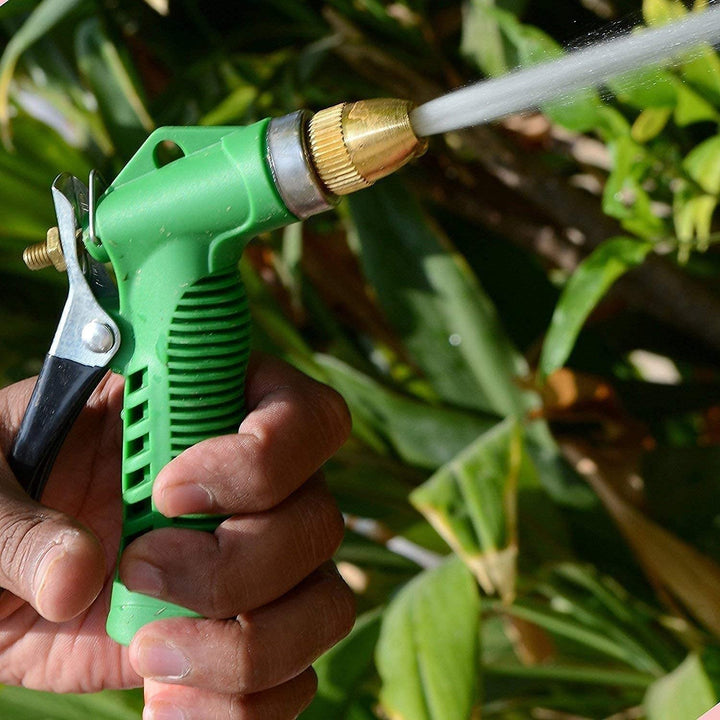 Lisslune | Adjustable high-pressure garden hose nozzle with copper head