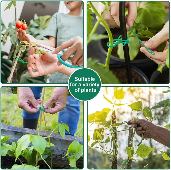 Lisslune | Plant fastening cable tie set for stable securing of plants
