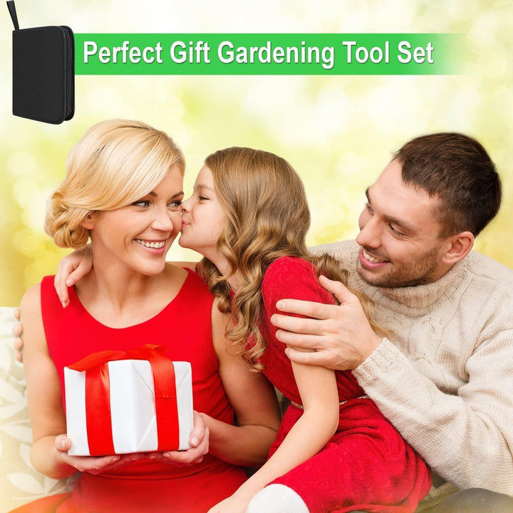 Lisslune | 24-Piece Bonsai Tree Care Kit with High-Carbon Steel Tools and PU Leather Bag – Sevora