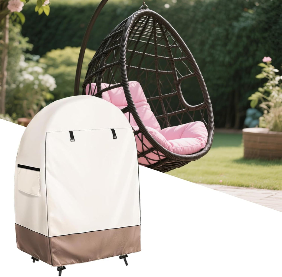 Lisslune | Waterproof Egg Chair Cover with Double Zipper – Solara