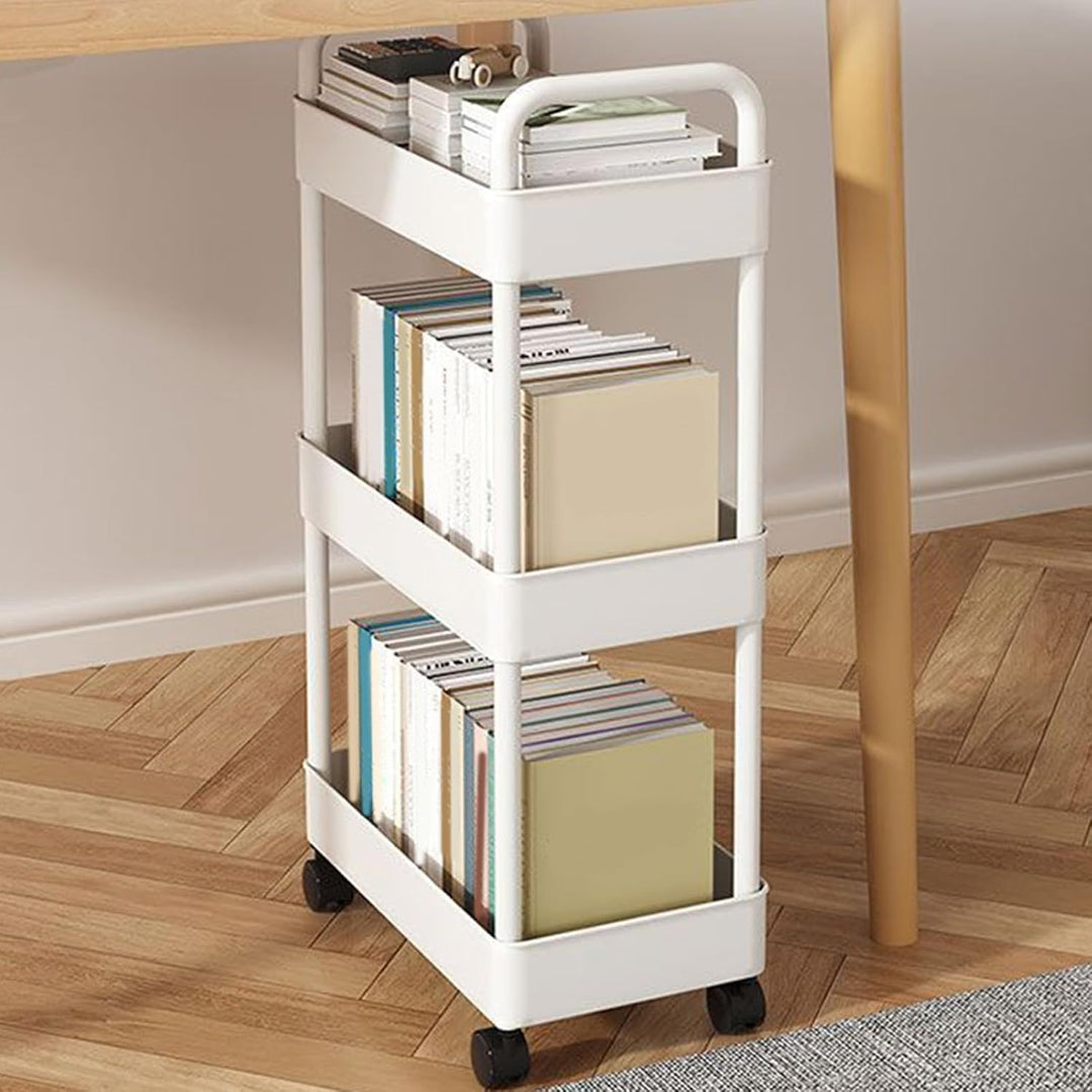 Lisslune | Rolling Utility Cart with Wheels & Handle – Veyora