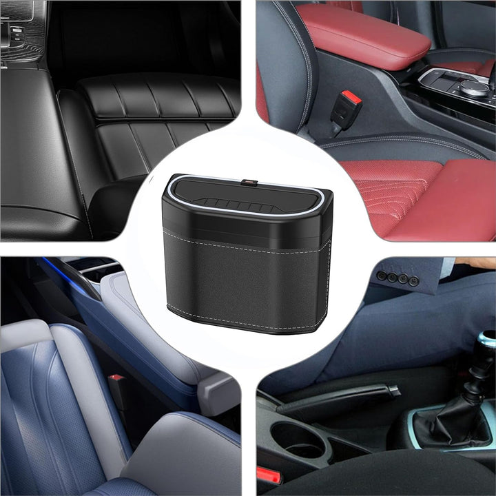 Lisslune | Smell-Proof Car Trash Can with Touch Light – Lurevo