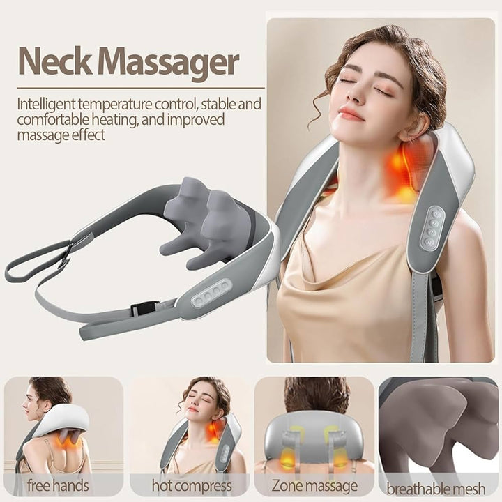 Lisslune | Neck and shoulder massager, WITH A SOOTHING MASSAGE IN THE COMFORT OF YOUR HOME