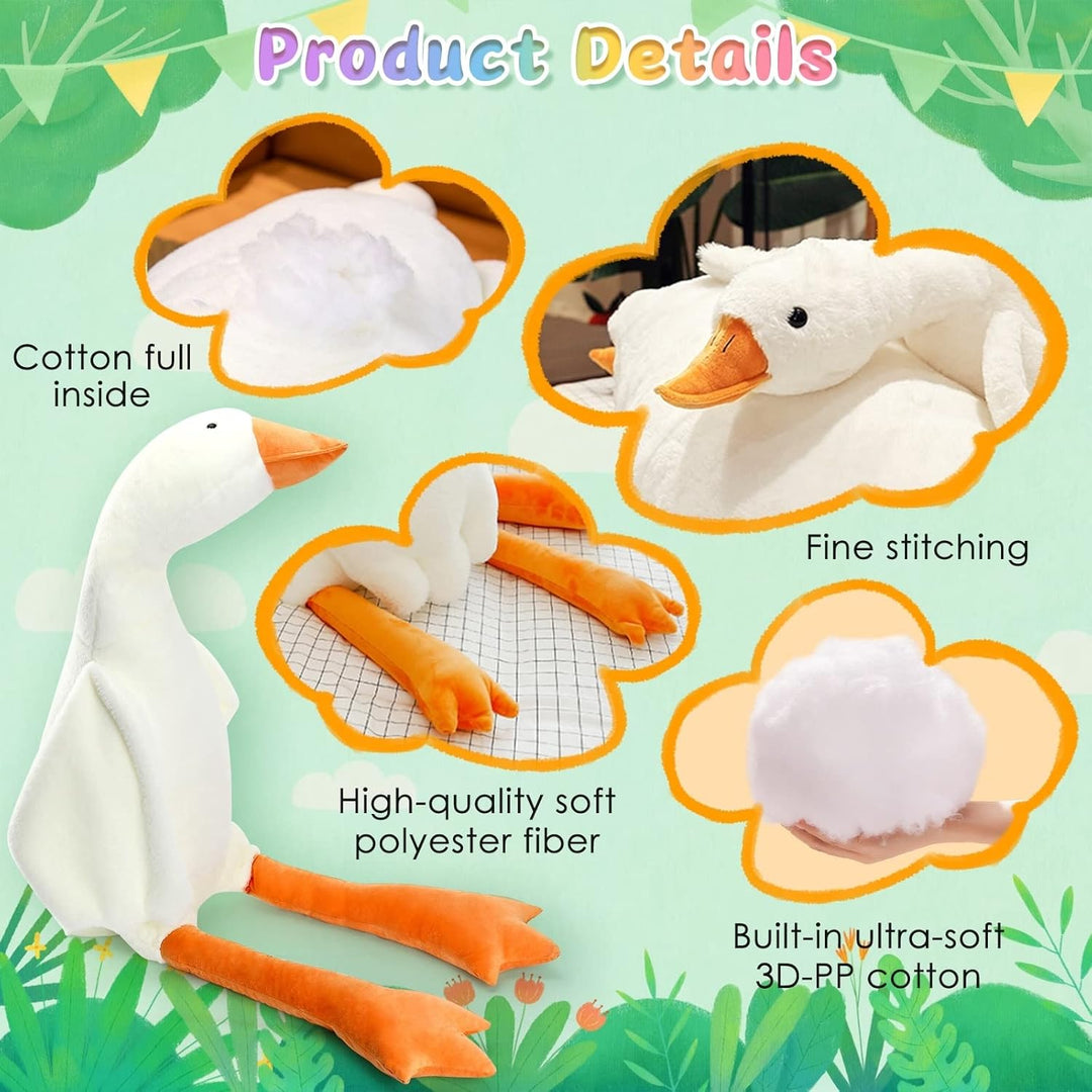 Lisslune | Cuddly Giant Goose Plush – Soft Toy in Multiple Sizes