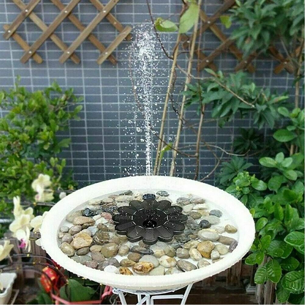 Lisslune | Solar-powered fountain for the garden – Flower design water feature for ponds and pools