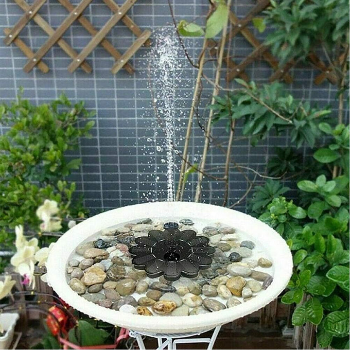 Lisslune | Solar-powered fountain for the garden – Flower design water feature for ponds and pools