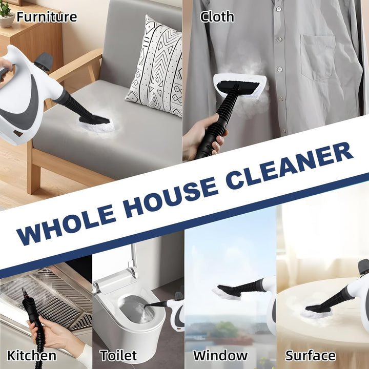 Lisslune | High-Pressure Handheld Steam Cleaner with 9-Piece Accessory Kit – Valtira