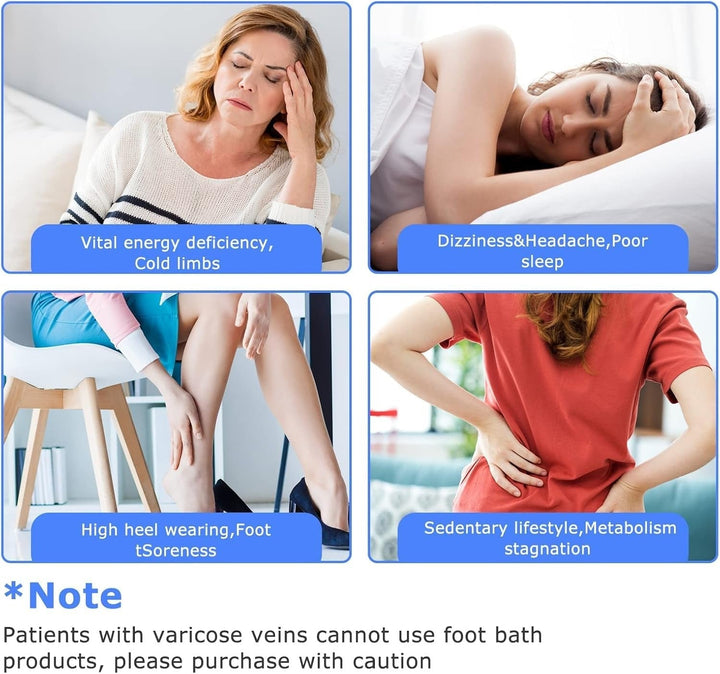 Lisslune | Ionic Detox Foot Spa | Professional-Grade, Energy Boosting & Deep Cleanse for Home Use