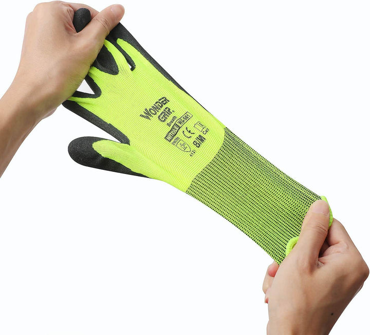 Lisslune | Work Gloves with Wonder Grip – Non-Slip Gloves for Gardening and Craftsmanship