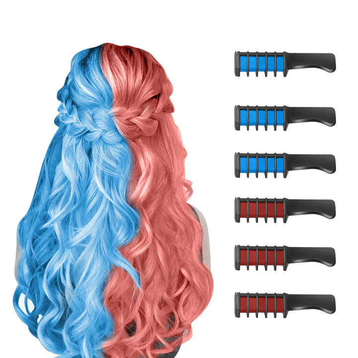 Lisslune | Washable Hair Chalk Pen | For Colorful Accents in Hair