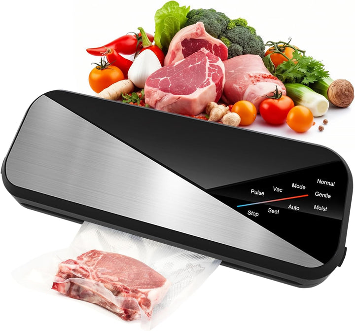 Lisslune | 6-in-1 Vacuum Sealer with 80kPa Suction and 30cm Sealing Strip – Fresvyn