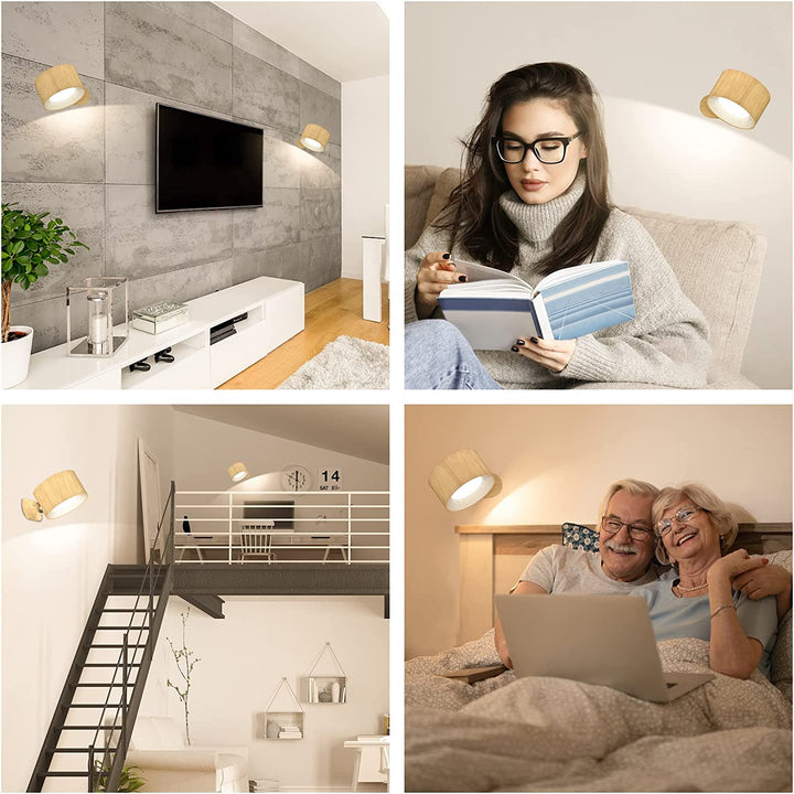 Lisslune | Eternity Glow – Wireless LED Wall Light with Remote Control & Timer