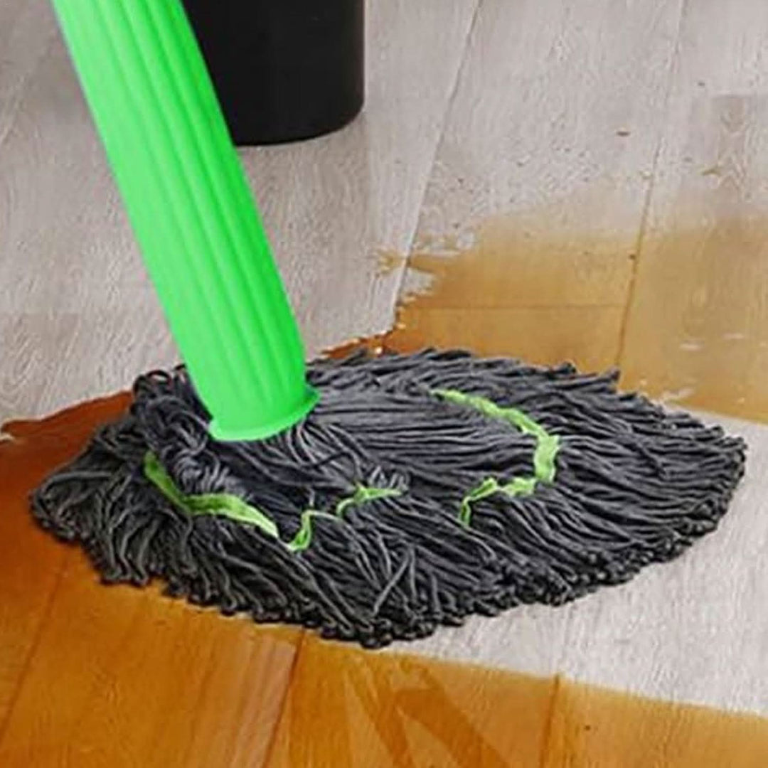 Lisslune | Self-Wringing Microfiber Floor Mop with 360° Rotation