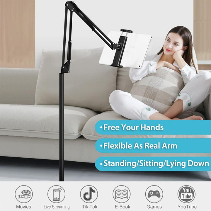 Lisslune | Adjustable 360° Phone and Tablet Floor Stand – Movira