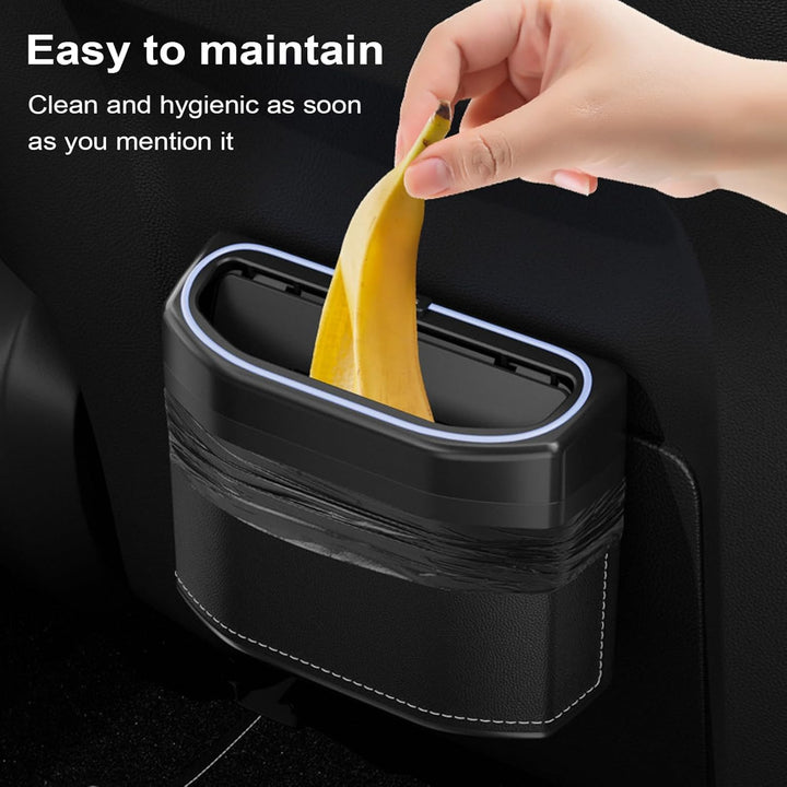 Lisslune | Smell-Proof Car Trash Can with Touch Light – Lurevo