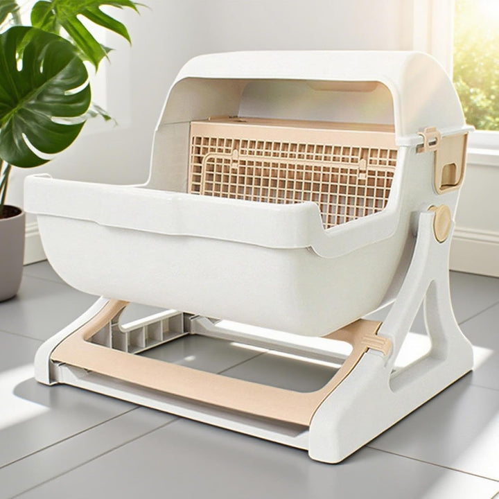 Lisslune | Automatic Odourless Litter Box with Open-Top Design – Felvora