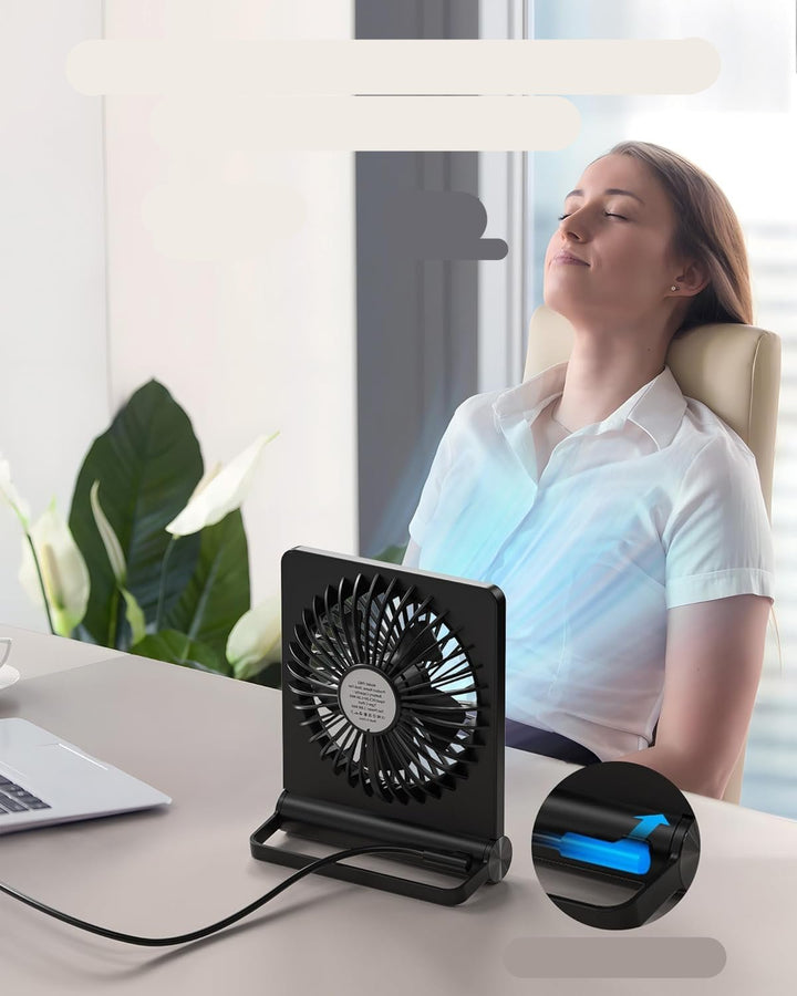 Lisslune | QuietBreeze - Ultra-quiet compact table fan