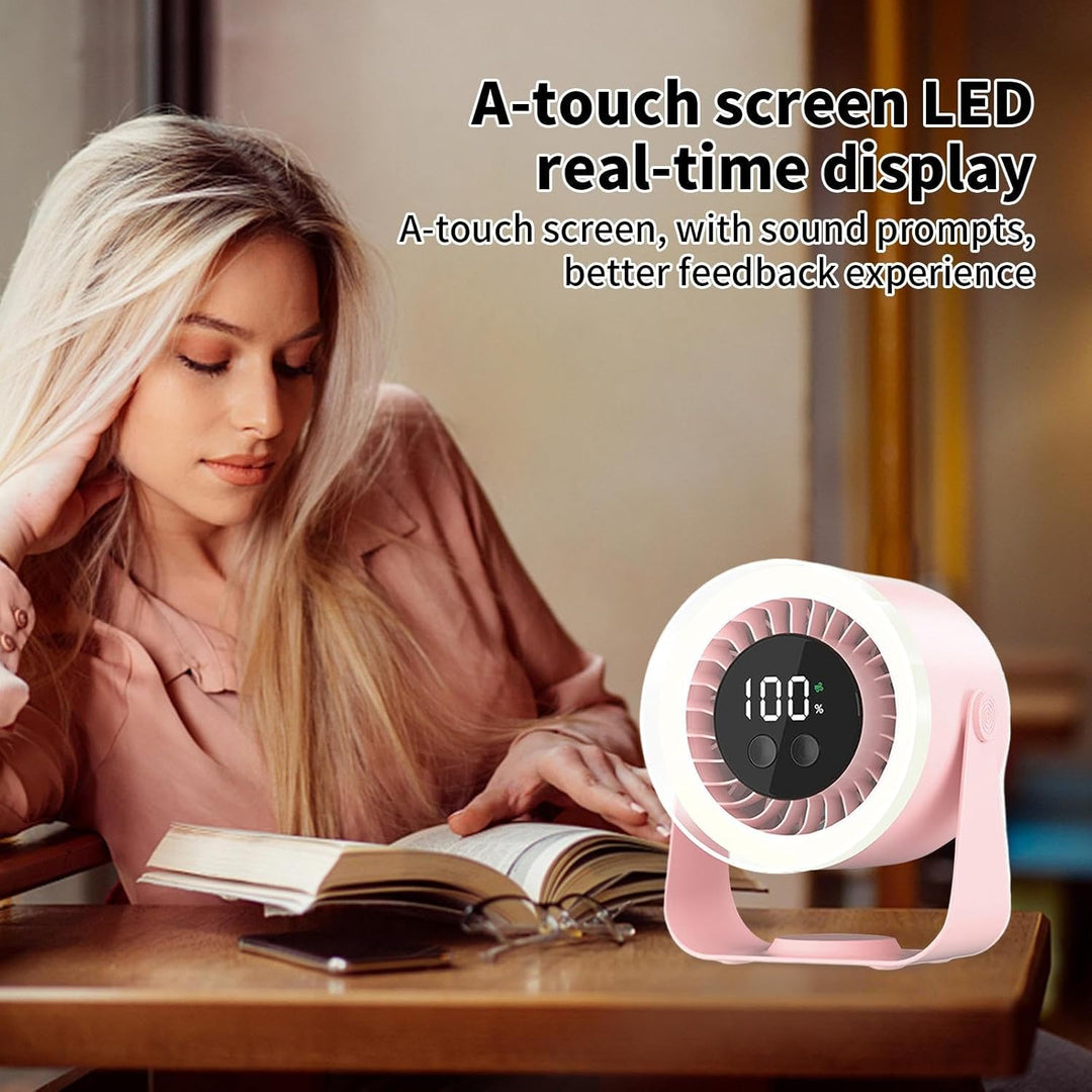 Lisslune | Quiet Desk Fan – Auralis