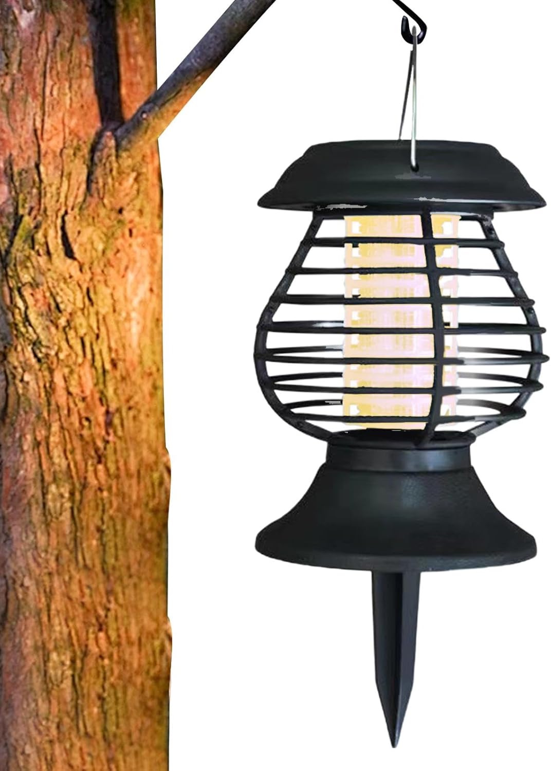 Lisslune | Solar Insect Defense Lamp with LED Light – Effective Mosquito Control for the Garden