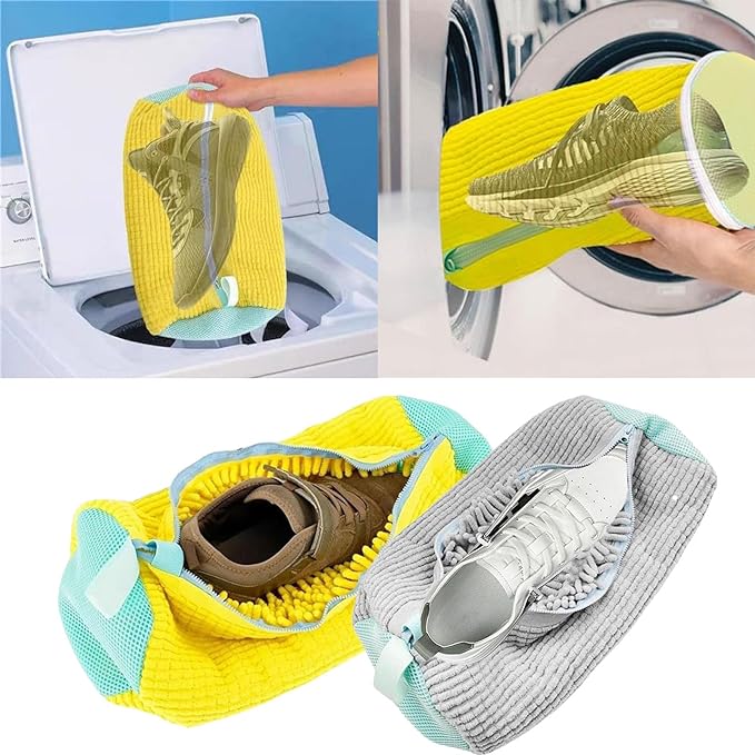 Lisslune | Shoe Washing Bag | Durable, Water-Resistant & Ideal for Sneakers and Sports Shoes Cleaning