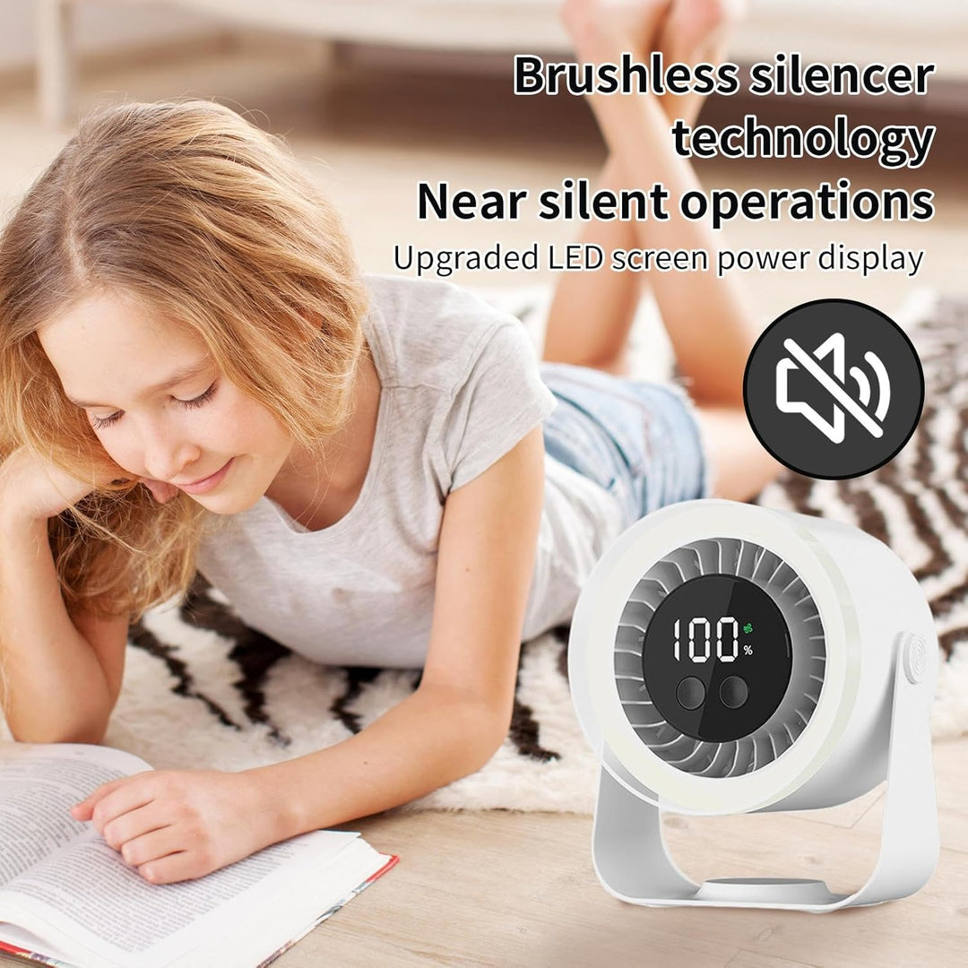 Lisslune | Quiet Desk Fan – Auralis