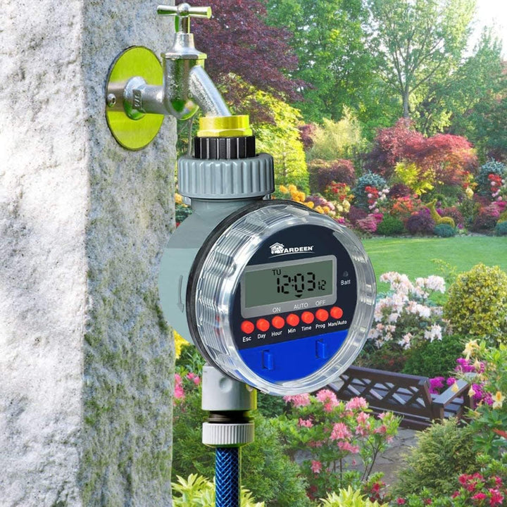 Lisslune | Digital irrigation clock with LCD display – Automatic garden irrigation for plants