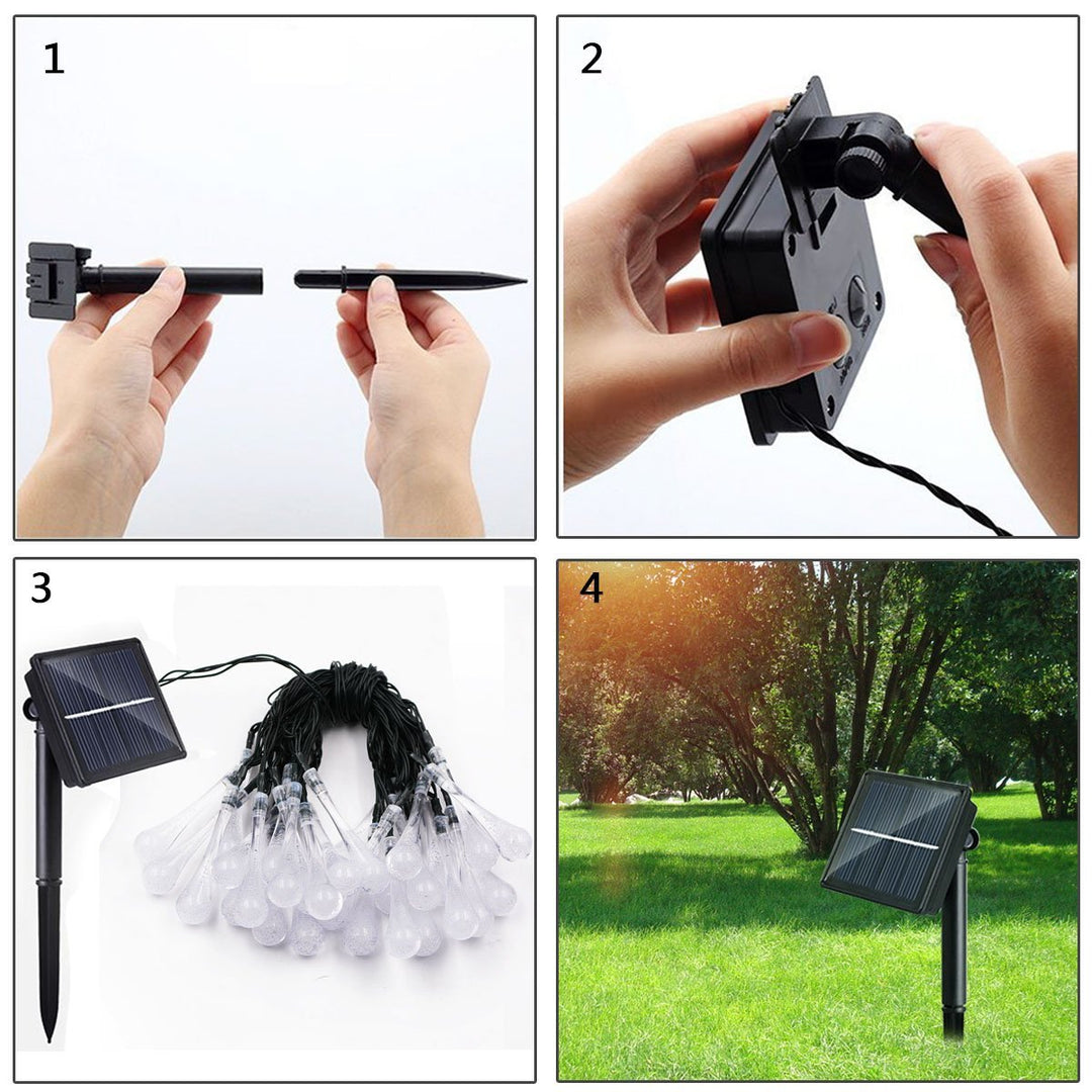 Lisslune | Waterdrop Solar Lights