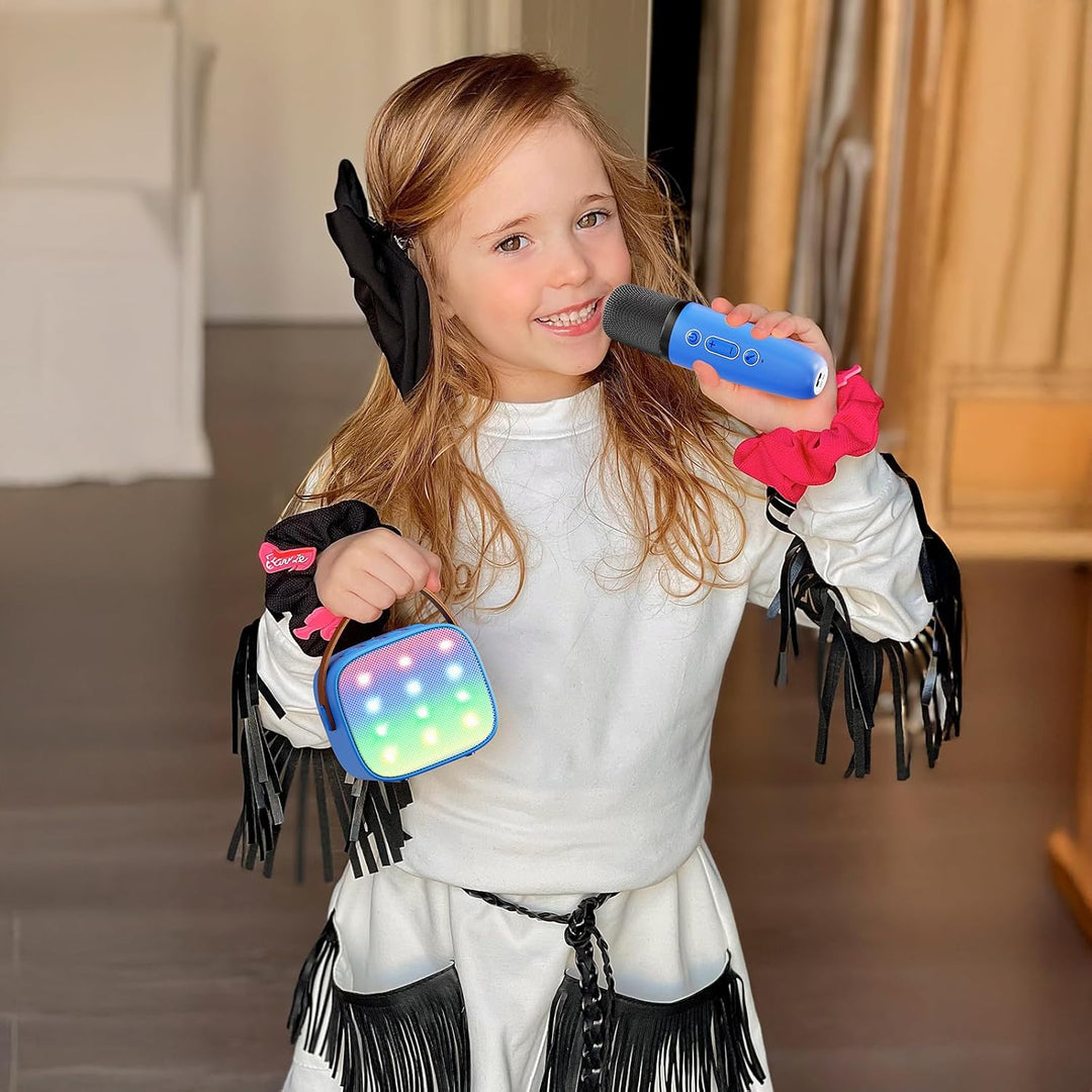 Lisslune | Portable Mini Karaoke Machine with Bluetooth Speaker & 2 Wireless Mics – Veylo