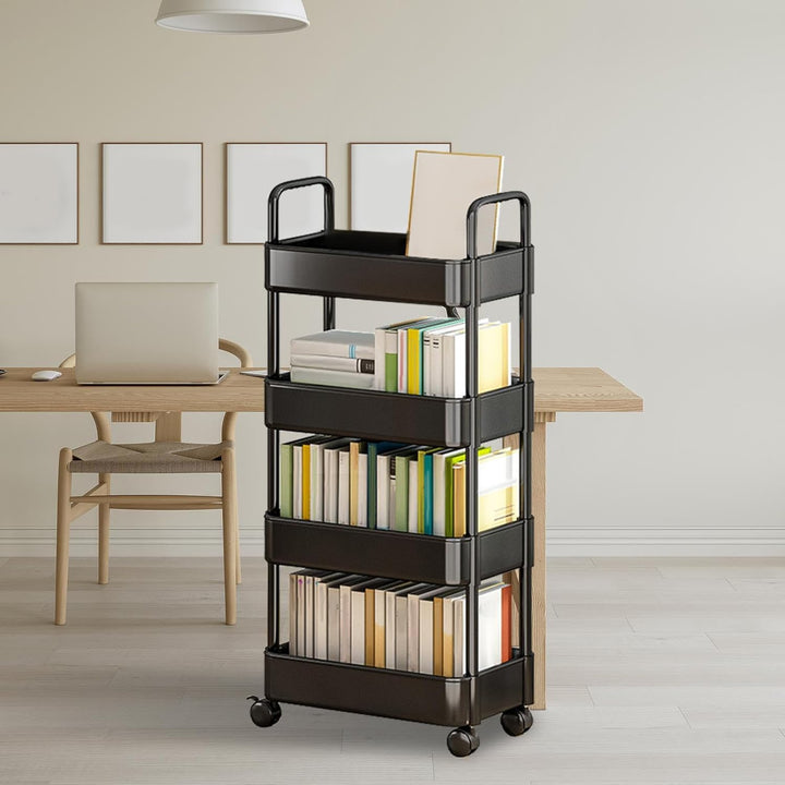 Lisslune | Rolling Utility Cart with Wheels & Handle – Veyora