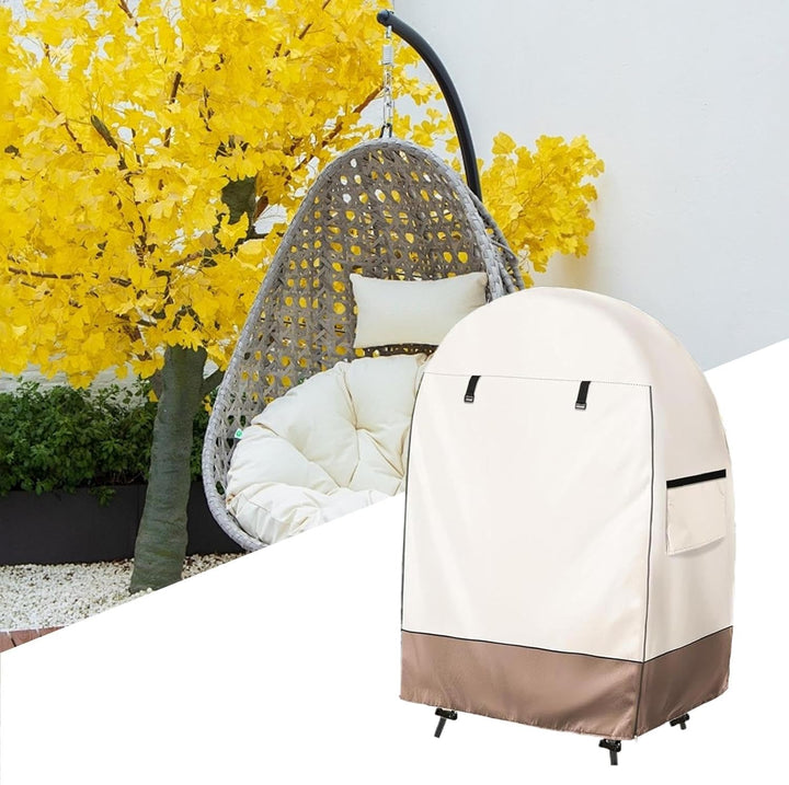 Lisslune | Waterproof Egg Chair Cover with Double Zipper – Solara