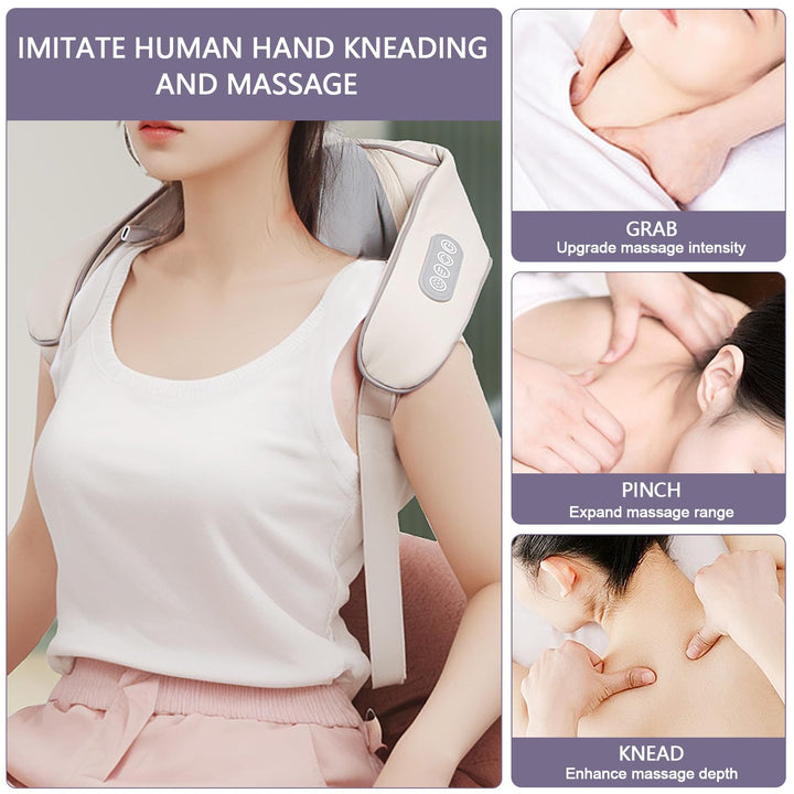 Lisslune | Neck and shoulder massager, WITH A SOOTHING MASSAGE IN THE COMFORT OF YOUR HOME