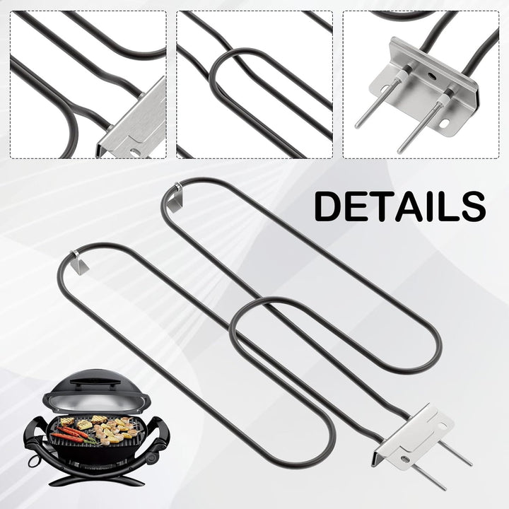 Lisslune | High-Power Stainless Steel Grill Heating Coil 2200W for Outdoor Electric BBQ – Zeythra