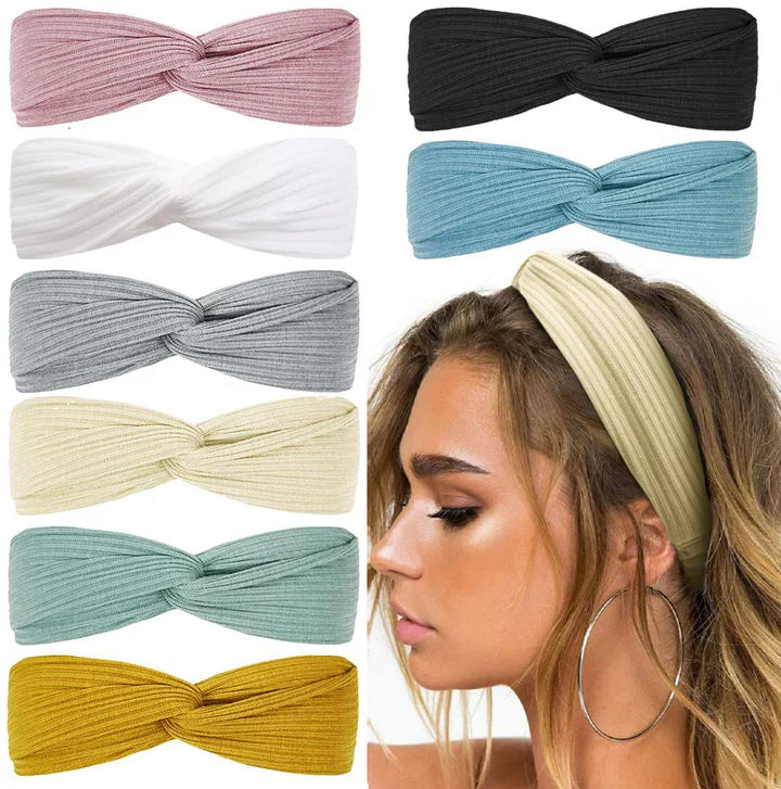 Skorter | Ribbed Twist Headbands – Boho Design
