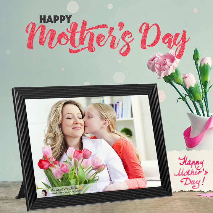 Lisslune | High-Resolution Digital Photo Frame Top-Rated Electric Picture Frame with Video Playback and Camera Features