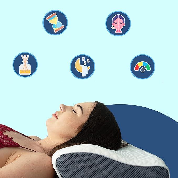 Lisslune | QuietNest - Supportive Pillow for Snore Relief