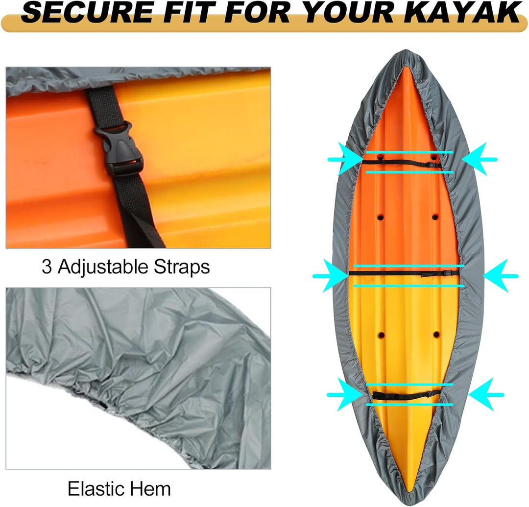 Lisslune | Waterproof UV-Resistant Kayak Cover with Adjustable Straps – Marivor