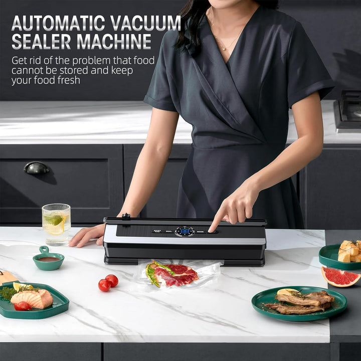 Lisslune | 8-in-1 Vacuum Sealer with Built-in Cutter