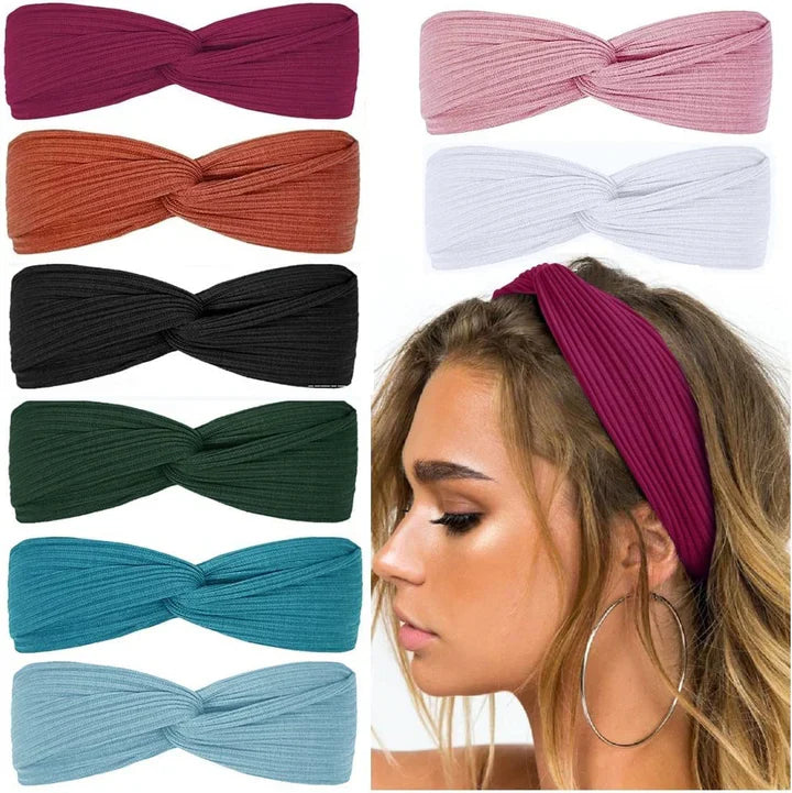 Skorter | Ribbed Twist Headbands – Boho Design