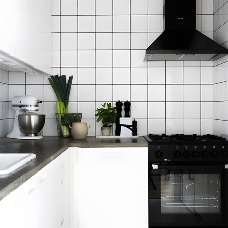 Lisslune | PVC Peel and Stick Wall Tile Modern Simple Peel and Stick Wall Tile