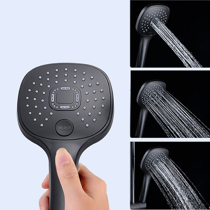 Lisslune | Plastic hands-free showerhead adjustable water flow showerhead