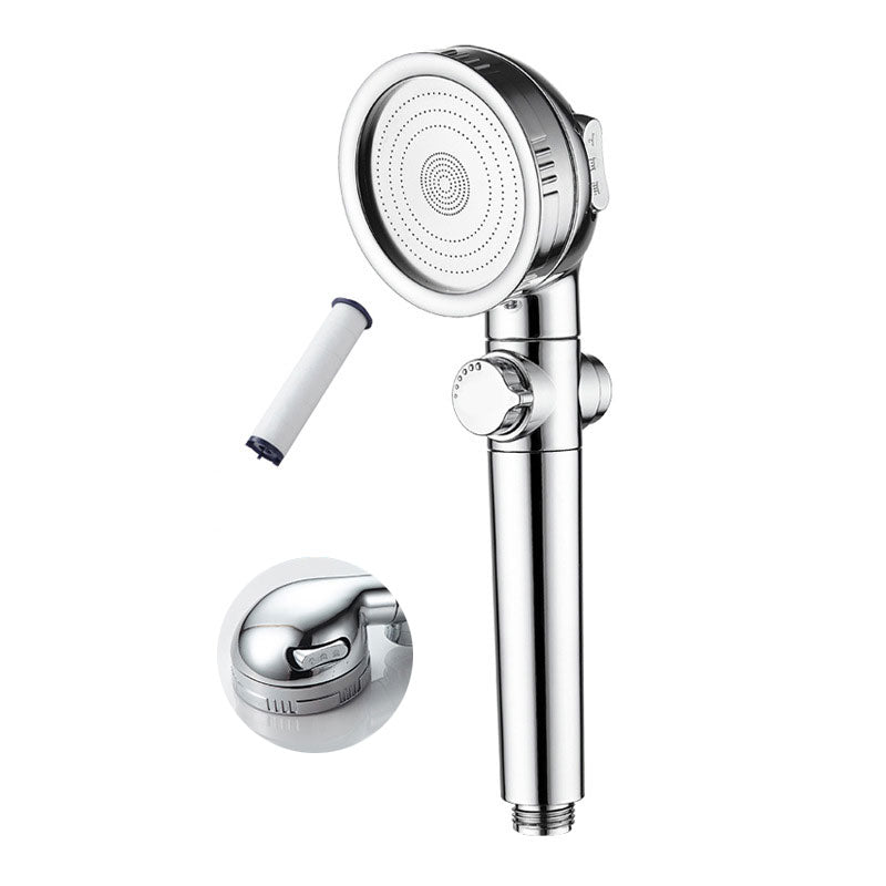 Lisslune | Super high pressure shower head 3 spray adjustable water flow round shower head